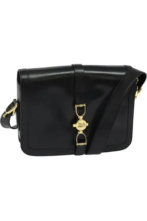Céline Femme, Pre-owned, Noir, Taille: ONE Size Pre-owned Cuir sacs-celine