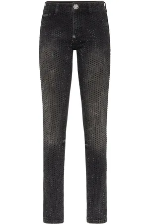 Philipp Plein Femme, Jeans, Noir, Taille: W26 Jeggings élégants pour femmes