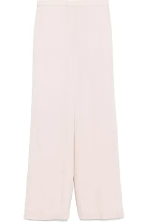 THEORY Femme, Pantalons, Rose, Taille: 36 FR Pantalon Large en Soie