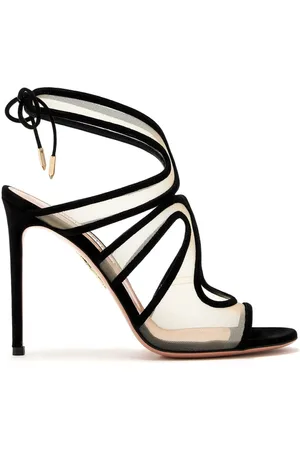 Aquazzura Femme, Chaussures, Noir, Taille: 36 1/2 EU Sandales d