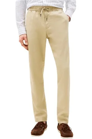 Tommy Hilfiger Homme, Pantalons, , Taille: W34 Pantalon fuselé en mélange lin moderne