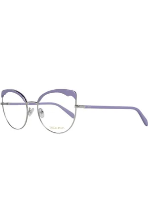 Emilio Pucci Femme, Accessoires, Violet, Taille: ONE Size Montures Optiques Cat Eye Violettes