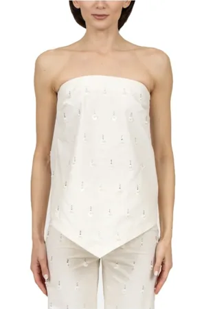 ERIKA CAVALLINI Femme, Tops, Blanc, Taille: 40 FR Robe Array Élégante