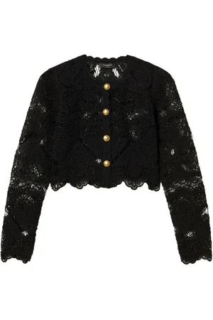 Twin-Set Femme, Pulls, Noir, Taille: 42 FR Veste noire avec style 00006