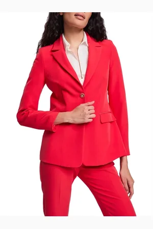 Gaudi Femme, Vestes, Rouge, Taille: 40 FR Veste Rouge pour Femme avec Col Revers