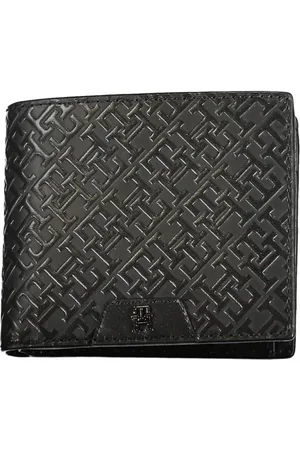 Tommy Hilfiger Homme, Accessoires, Noir, Taille: ONE Size Portefeuille en Cuir Bifold avec Porte-monnaie