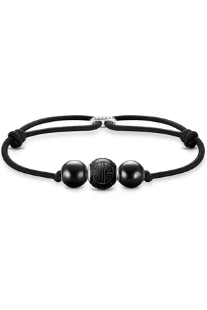 Thomas Sabo Femme, Accessoires, Noir, Taille: ONE Size Bracelet Bead noir A2081-811-11-L22V