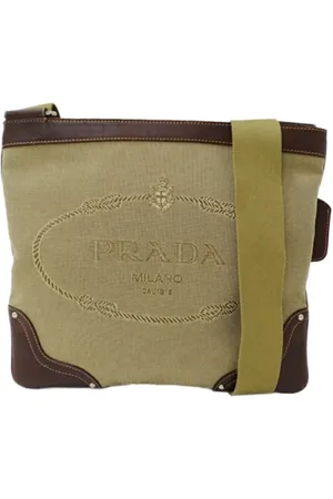 Prada Femme, Pre-owned, Brun, Taille: ONE Size Pre-owned Cuir sacs-prada