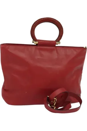 Céline Femme, Pre-owned, Rouge, Taille: ONE Size Pre-owned Cuir sacs-main