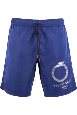 Trussardi Homme, Maillots de bain, Bleu, Taille: S Boardshort Long pour Homme