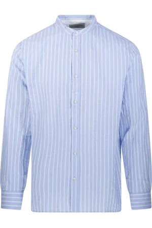 OFFICINE GENERALE Homme, Chemises, Bleu, Taille: M Chemise Gaston Dreamblue/Blanche