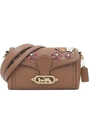 Coach Femme, Pre-owned, Brun, Taille: ONE Size Pre-owned Cuir sacs-bandouliere