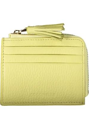 Coccinelle Femme, Accessoires, Jaune, Taille: ONE Size Portefeuille Femme Jaune avec Porte-cartes