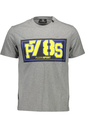 Philipp Plein Homme, Tops, Gris, Taille: L T-shirt Homme Manches Courtes Gris