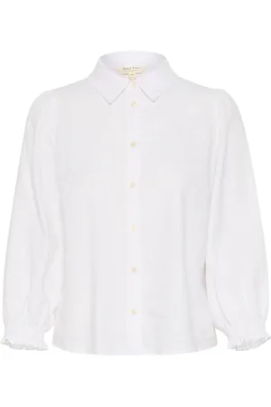 Part Two Femme, Blouses et Chemises, Blanc, Taille: 38 FR Rennettepw SH Blouse Bright