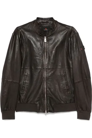 Peuterey Homme, Vestes, Noir, Taille: XL Manteau Noir Fermeture Éclair Manches Longues