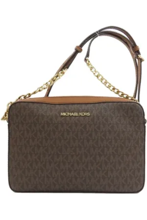 Michael Kors Femme, Pre-owned, Brun, Taille: ONE Size Pre-owned Plastique sacs-ports-paule