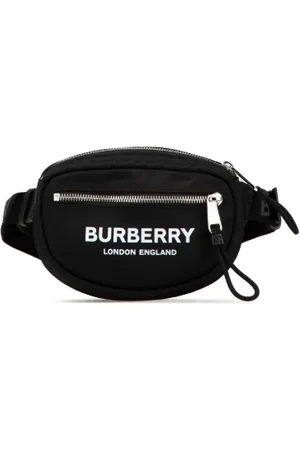Burberry Femme, Pre-owned, Noir, Taille: ONE Size Pre-owned Toile sacs-bandouliere