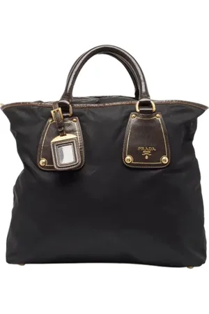 Prada Femme, Pre-owned, Noir, Taille: ONE Size Pre-owned Cuir sacs-prada
