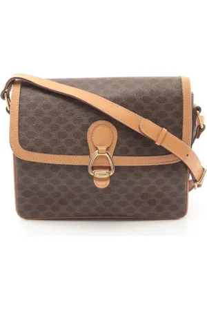 Céline Femme, Pre-owned, Brun, Taille: ONE Size Pre-owned Toile sacs-bandouliere