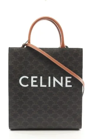 Céline Femme, Pre-owned, Noir, Taille: ONE Size Pre-owned Toile cabas