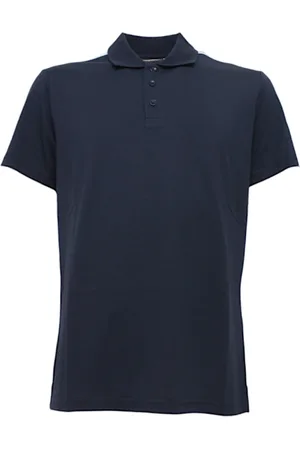 Emporio Armani Homme, Tops, Bleu, Taille: 2XL Polo en coton
