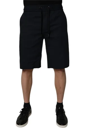 Dolce & Gabbana Homme, Shorts, Noir, Taille: S Shorts en coton noir pour hommes Bermuda