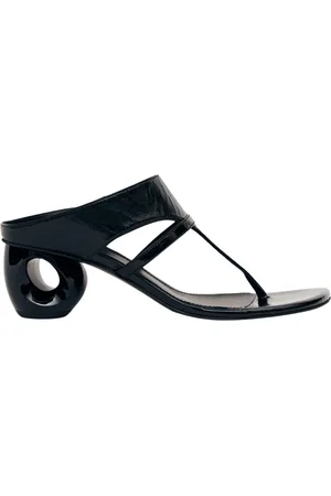ALOHAS Femme, Chaussures, Noir, Taille: 38 EU Dystaria Onix Sandales en Cuir Noir