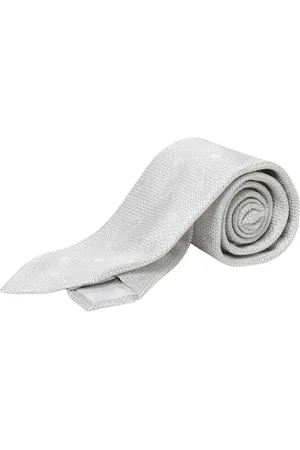 ALTEA Homme, Accessoires, Gris, Taille: ONE Size Cravate en Soie à Pois Multicolore