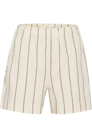 Part Two Femme, Shorts, , Taille: 36 FR Shorts et knickers rayés en Eggnog