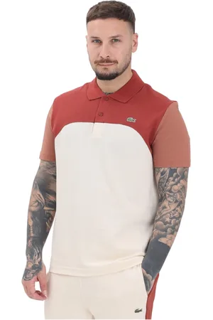 Lacoste Homme, Tops, Multicolore, Taille: M Polo Colorblock Beige Chemise Homme