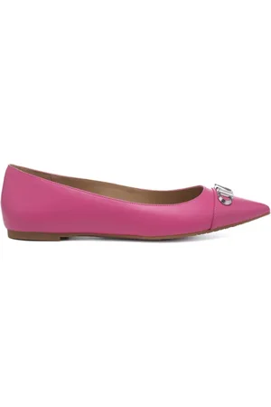 Michael Kors Femme, Chaussures, Rose, Taille: 36 EU Ballerine plate Flex avec détail logo