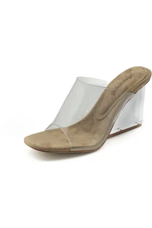 Jeffrey Campbell Femme, Chaussures, , Taille: 38 EU Sandales compensées en acétate transparent