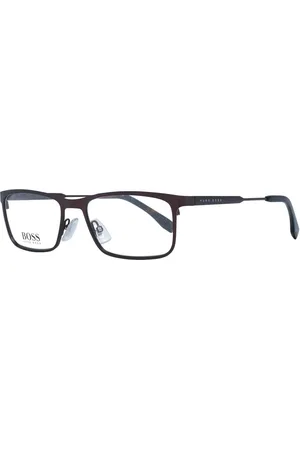 HUGO BOSS Homme, Accessoires, Brun, Taille: ONE Size Montures Optiques Homme Marron Style Rectangle