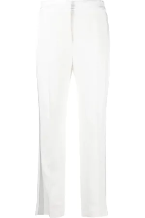 ERMANNO SCERVINO Femme, Pantalons, Blanc, Taille: 38 FR Pantalon Chic pour Femmes