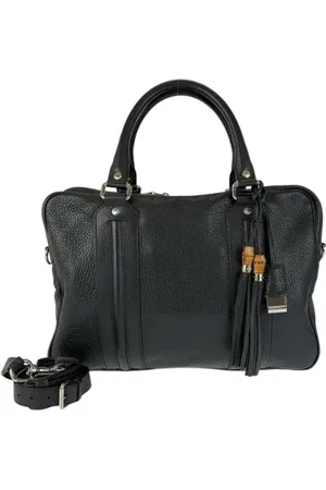 Gucci Homme, Pre-owned, Noir, Taille: ONE Size Pre-owned Cuir sacoches-mallettes