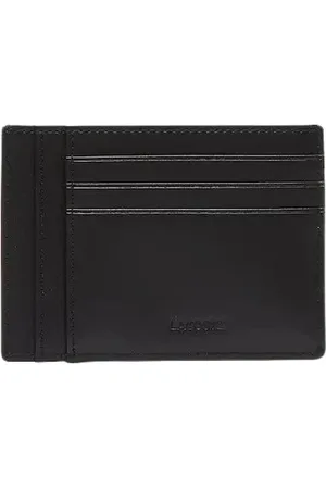 Lacoste Homme, Accessoires, Noir, Taille: ONE Size Porte-cartes en Cuir Portefeuilles
