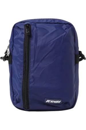 K-Way Homme, Sacs, Bleu, Taille: ONE Size Sac à bandoulière bleu Élégant et polyvalent