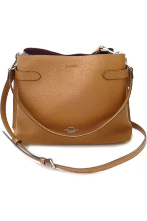 Coach Femme, Pre-owned, Brun, Taille: ONE Size Pre-owned Cuir sacs-ports-paule