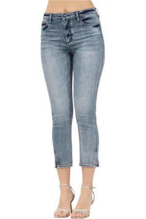 Armani Exchange Femme, Jeans, Bleu, Taille: W30 Jeans skinny effet usé pour femmes