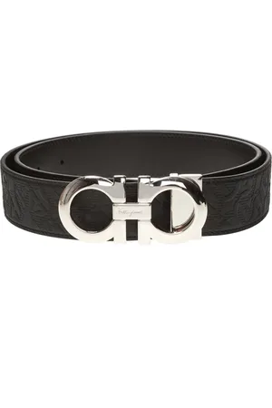 Salvatore Ferragamo Homme, Accessoires, Noir, Taille: 95 CM Ceinture à motif Gancini