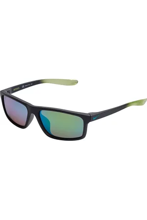 Nike Homme, Accessoires, Noir, Taille: ONE Size Lunettes de soleil rectangulaires avec injection et protection UV