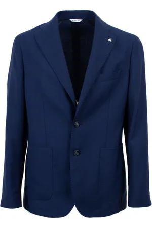 Manuel Ritz Homme, Vestes, Bleu, Taille: XL Veste Homme Style Classique