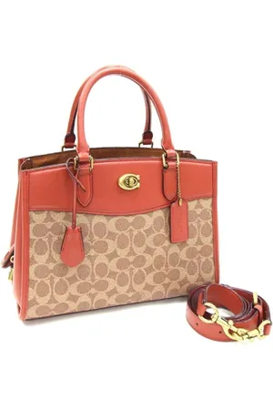 Coach Femme, Pre-owned, Brun, Taille: ONE Size Pre-owned Cuir sacs-main