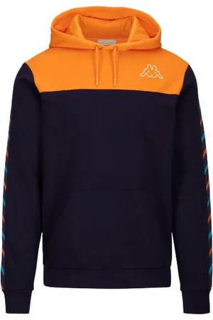 Kappa Homme, Sweatshirts et sweats à capuche, Multicolore, Taille: M Bleu Orange Sweat à Capuche Confort Élastique
