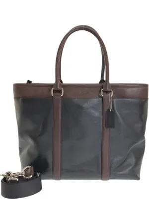 Coach Femme, Pre-owned, Noir, Taille: ONE Size Pre-owned Cuir sacs-main