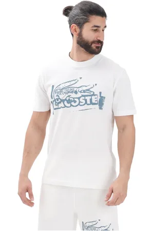 Lacoste Homme, Tops, Blanc, Taille: 2XL Collection de T-shirts et Polos blancs