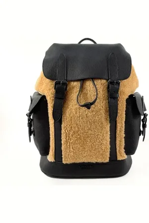 Coach Homme, Pre-owned, Brun, Taille: ONE Size Pre-owned Cuir sacs-dos