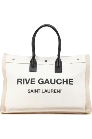 Saint Laurent Femme, Pre-owned, , Taille: ONE Size Pre-owned Toile cabas