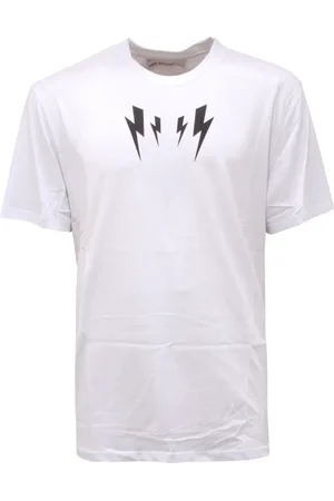 Neil Barrett Homme, Tops, Blanc, Taille: M Chemise Slim Fit Modèle Italien